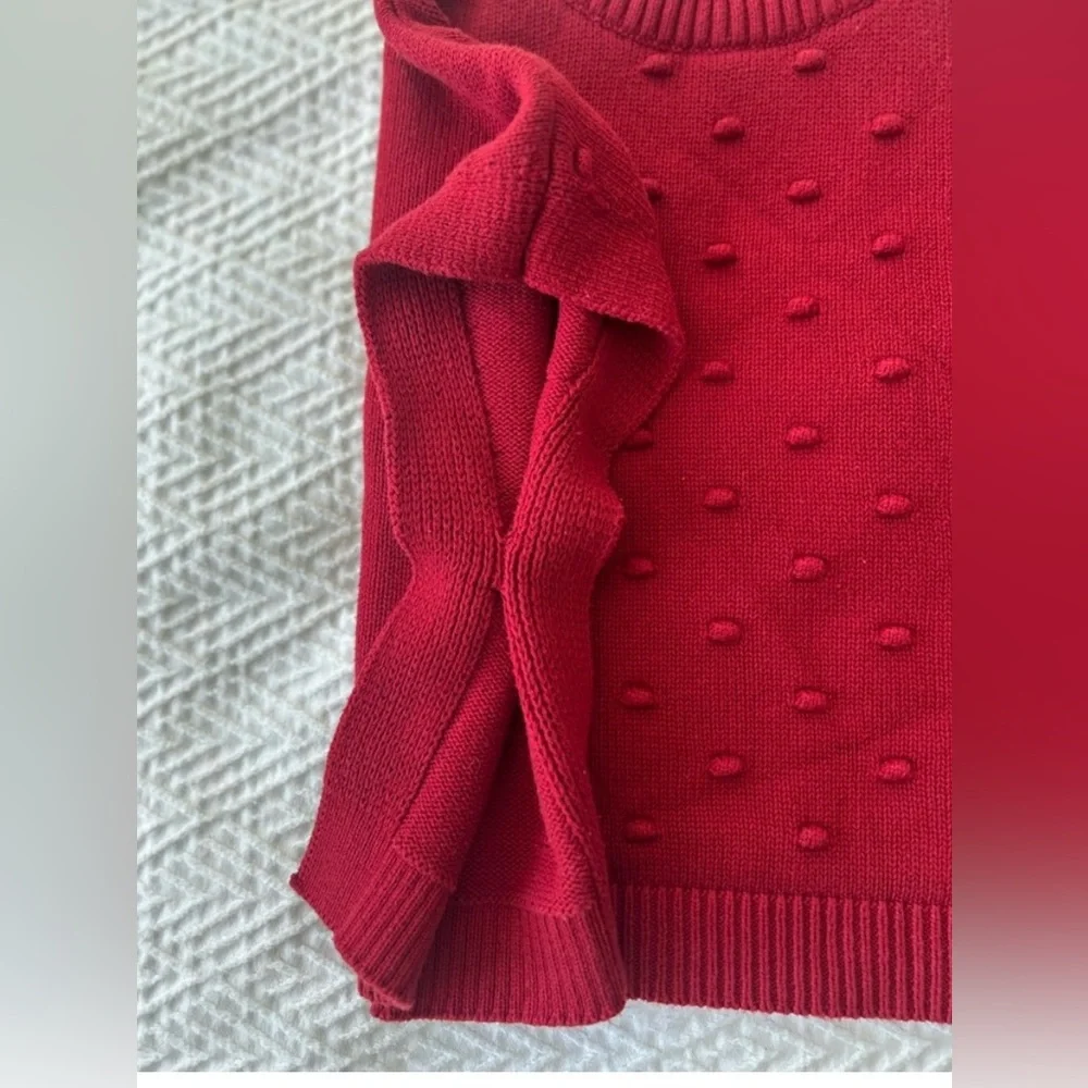 Girl’s Dark Red Carter’s mock neck sweater poncho